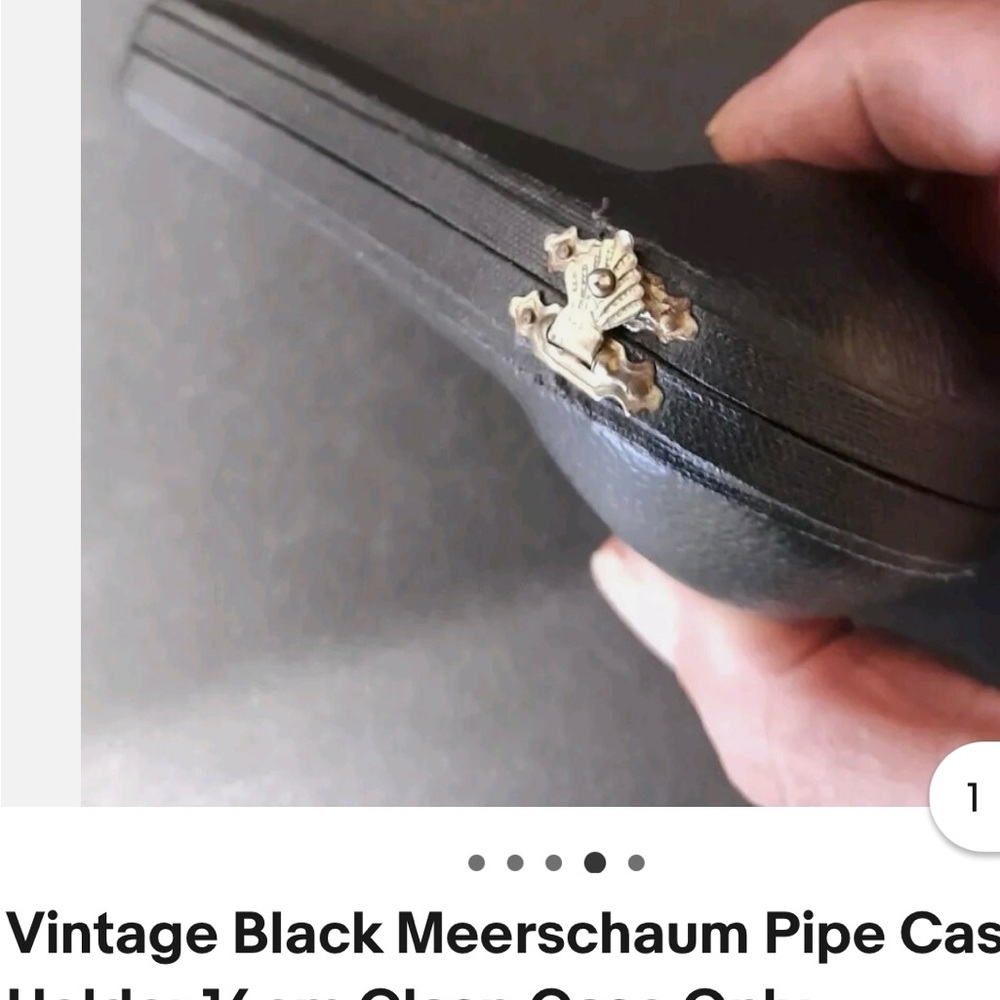 VINTAGE PIPE CASE, Meerschaum